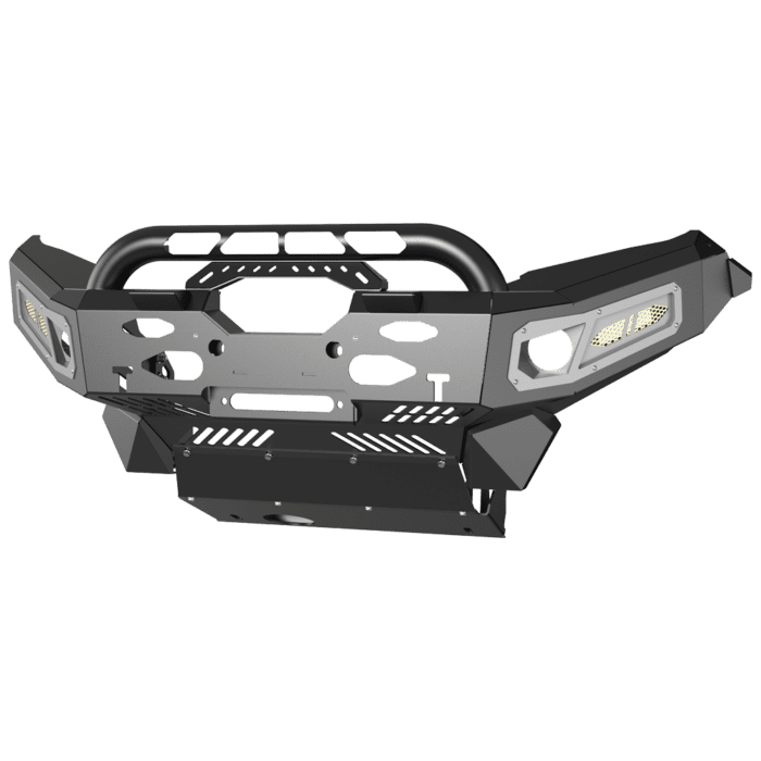 NISSAN Navara NP300 (2021 - onwards) - Low Hoop Full Replacement Bull Bar - Image 6